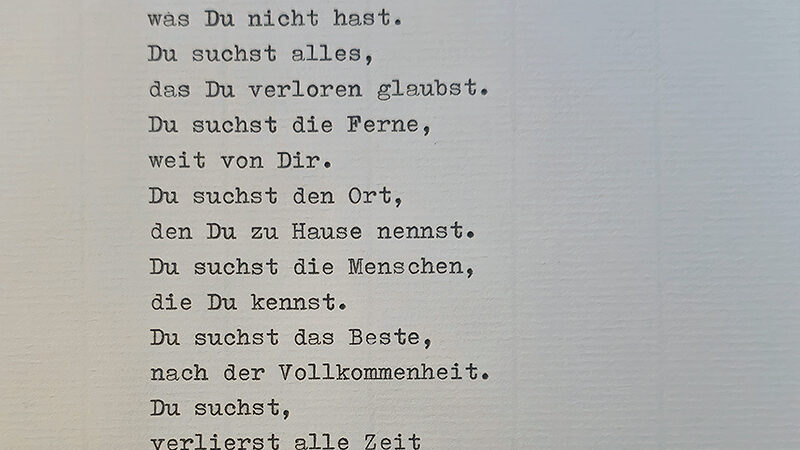 Poesie
